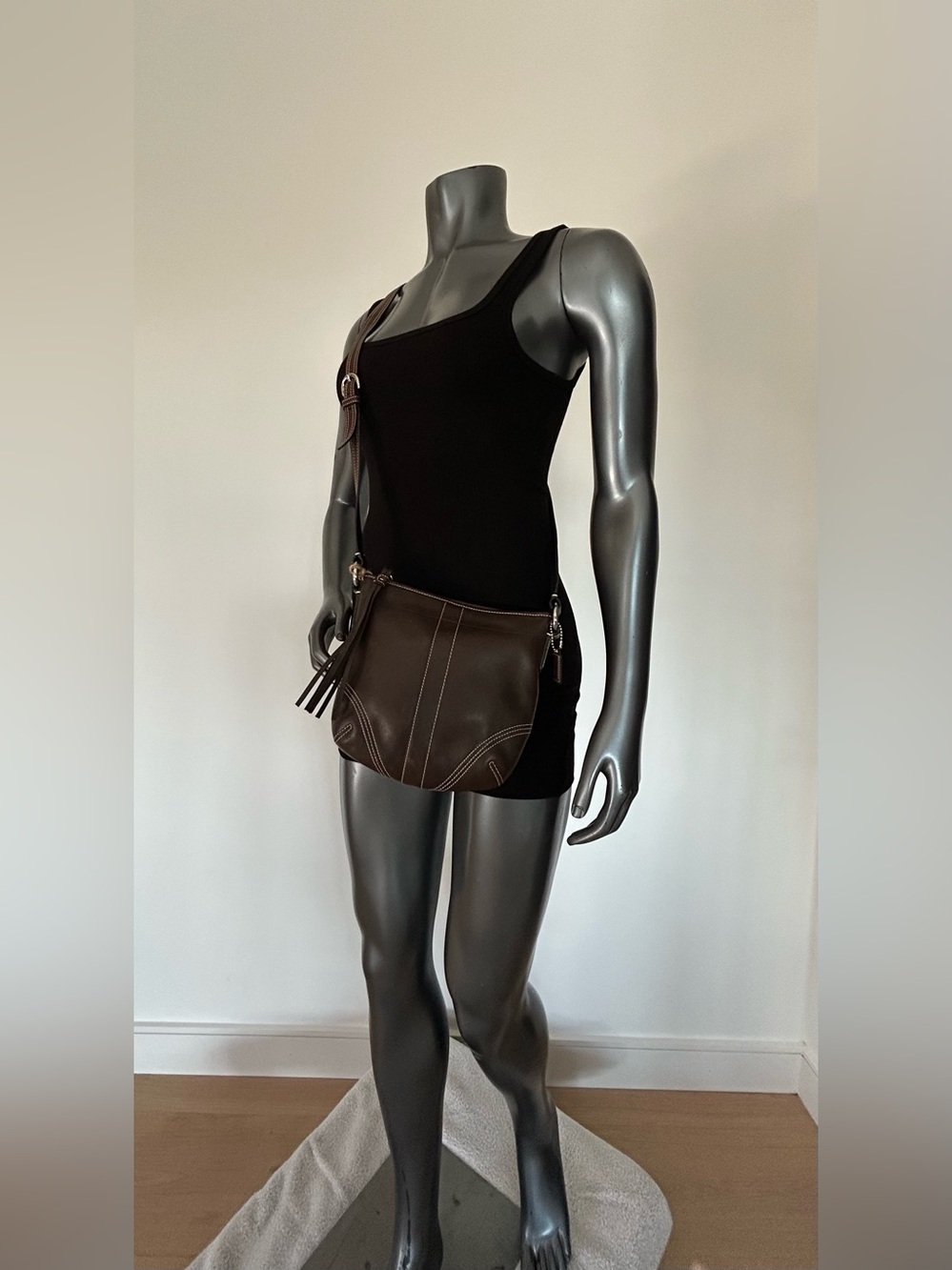VINTAGE COACH SoHo Swingpack Leather Crossbody EXCELLENT CONDITION